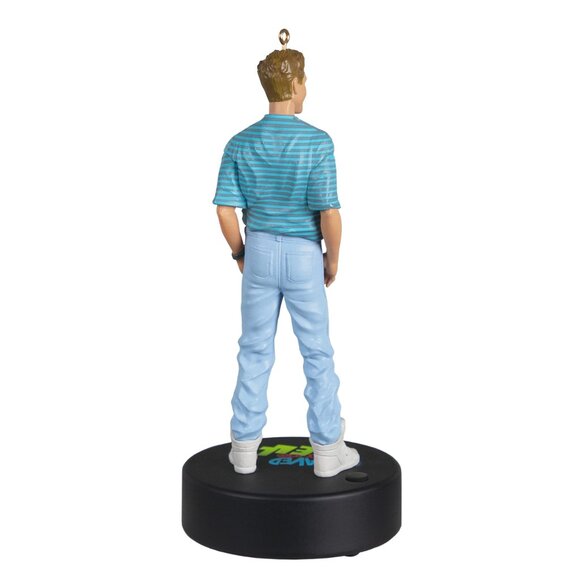 New! Saved By the Bell Zack Morris Hallmark Keepsake Ornament 2022 With Audio! - Picture 4 of 5